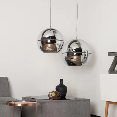Cuckooland Zuiver Retro Ceiling Light in Metallic Chrome - Large