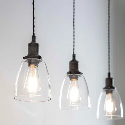 Cuckooland Garden Trading Trio Hoxton Domed Pendant Light - Antique Bronze