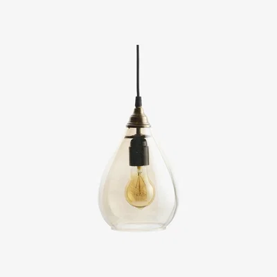 Cuckooland Teardrop Glass Ceiling Light in Antique Brass by BePureHome - Medium