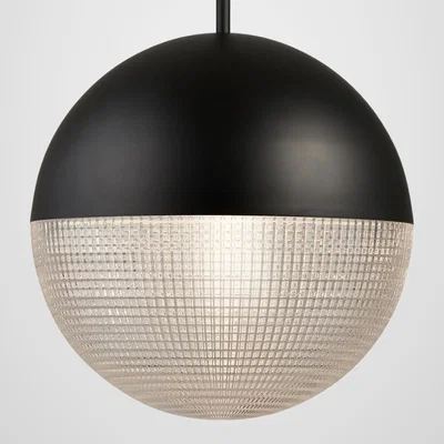 The Conran Shop Lens Flair Pendant Light Matte Black