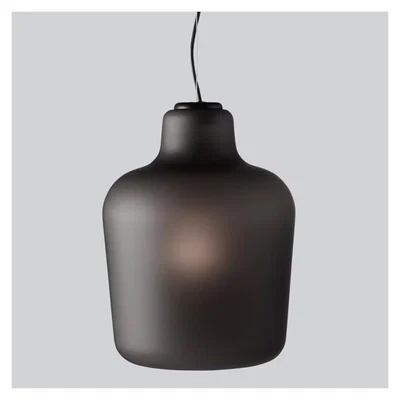 The Conran Shop Say My Name Pendant Light Smoked Grey Matte