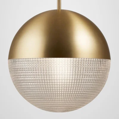 The Conran Shop Lens Flair Pendant Light Brushed Brass