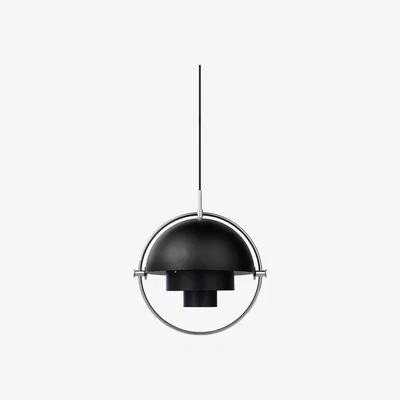 The Conran Shop Multi-Lite Pendant Light Black & Chrome