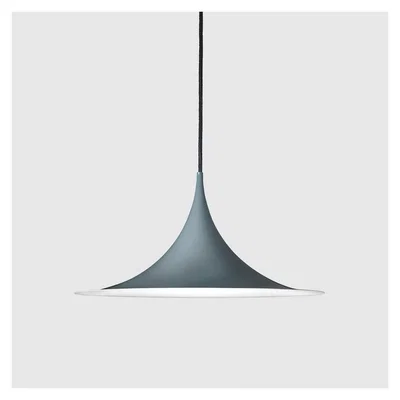 The Conran Shop Semi Pendant Light Glossy Anthracite Medium