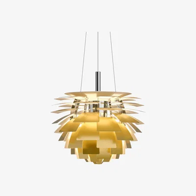 The Conran Shop PH Artichoke Pendant Light Brass 48cm