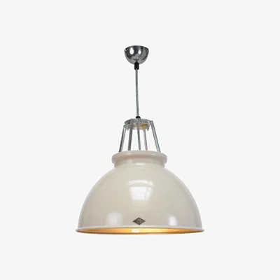 The Conran Shop Titan 1 Pendant Light Putty & Bronze