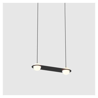 The Conran Shop Laurent 03 Suspension Light Black Frame Black Cables 2 Spheres