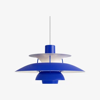 The Conran Shop PH5 Pendant Light in Monochrome Blue