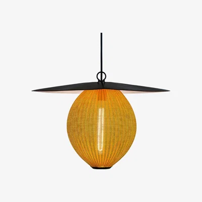 The Conran Shop Medium Satellite Pendant in Mustard Gold