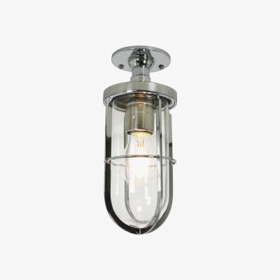The Conran Shop Weatherproof Ship's Ceiling Light Chrome & Clear Glass
