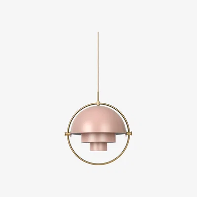 The Conran Shop Multi-Lite Pendant Light Rose Dust & Brass
