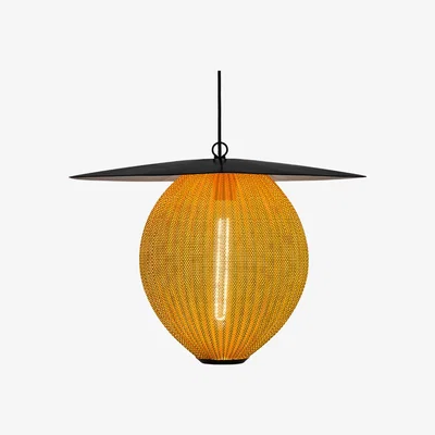 The Conran Shop Large Satellite Pendant in Mustard Gold