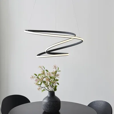 Cult Furniture Dune Pendant Light, Black