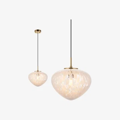 Cult Furniture £34 Off Isla Pendant Light, Confetti Glass & Brass