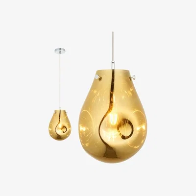 Cult Furniture Thea Medium Pendant Light, Metallic Gold