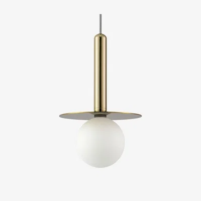 Cult Furniture houseof Plate Pendant Light, Brass
