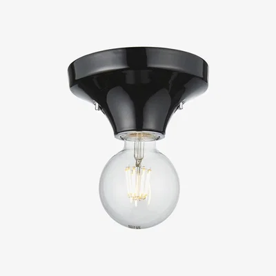 Cult Furniture Nellie Flush Ceiling & Wall Light, Black