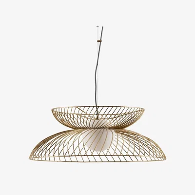 Cult Furniture houseof Cage Ceiling Light, Brass