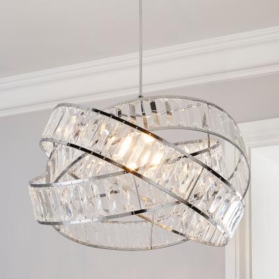 Dunelm Lilia 1 Light Ceiling Fitting Chrome
