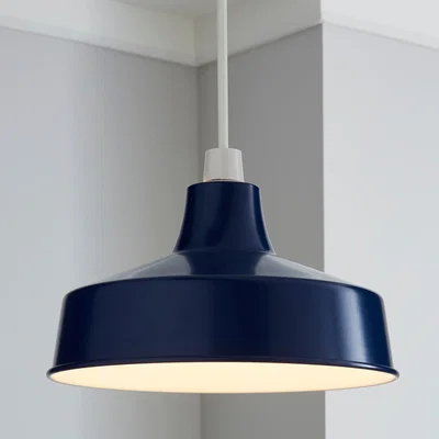 Dunelm Stern Navy Easy Fit Pendant Navy
