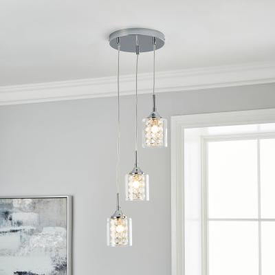 Dunelm Frankie 3 Light Cluster Ceiling Fitting Chrome