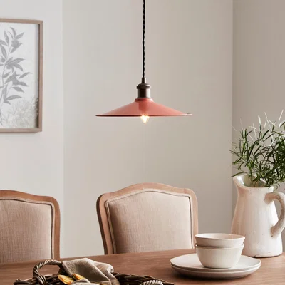Dunelm Churchgate Mowsley Pendant Light Clay