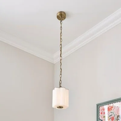 Dunelm Clion Scallop Adjustable Pendant Light