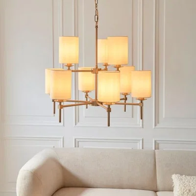 Dunelm Toulouse 9 Light Adjustable Pendant Light