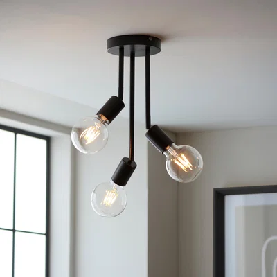Dunelm Koppla 3 Light Semi Flush Ceiling Light