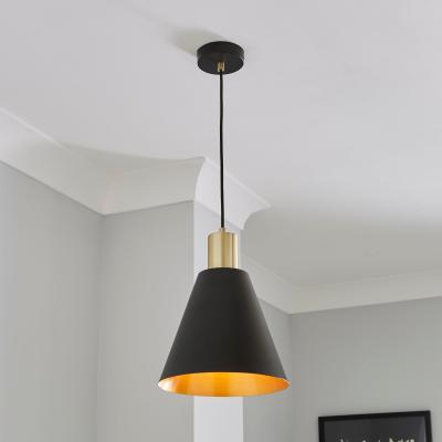 Dunelm Santi Light Pendant Ceiling Fitting Black
