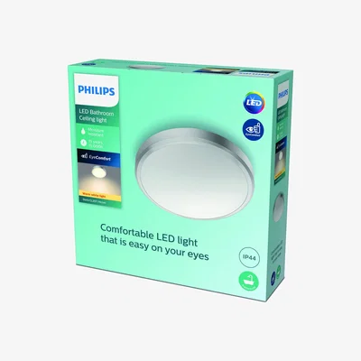 Dunelm Philips Doris Integrated LED Ceiling Light, Warm White White