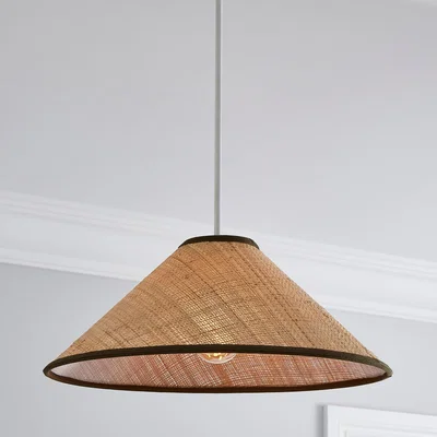 Dunelm Kimmo Easy Fit Pendant Shade Green/Brown