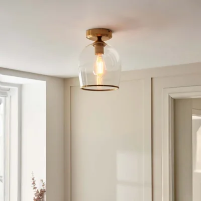 Dunelm Vogue Leroy Flush Ceiling Light