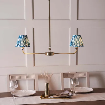 Dunelm Vogue Leila 2 Light Adjustable Linear Ceiling Light