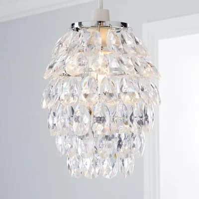 Dunelm Pineapple Jewel Easy Fit Pendant Clear