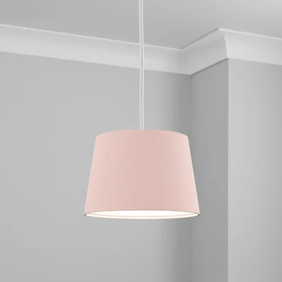 Dunelm Ava Tapered Shade 27cm Blush