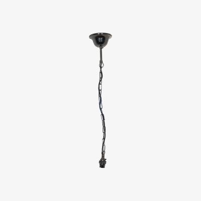 Dunelm Black Chrome Traditional Ceiling Light Black