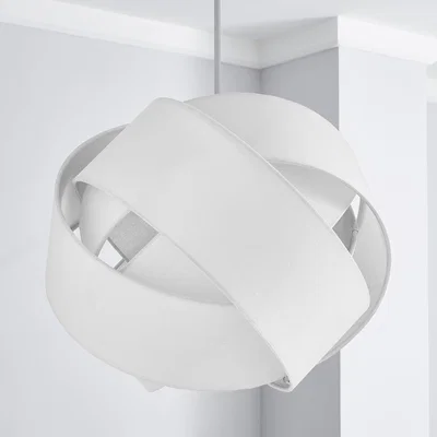 Dunelm Harley White Pendant Shade White