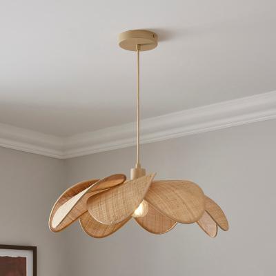 Dunelm Petal Adjustable Pendant Light Natural