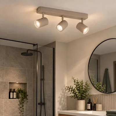 Dunelm EGLO Consuma 3 Light Adjustable Semi Flush Spotlight Bar