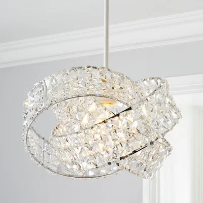 Dunelm Cecilie Easy Fit Pendant Clear