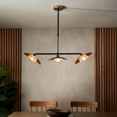 Dunelm Delano 3 Light Diner Ceiling Light
