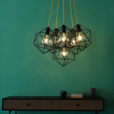 Dunelm Vogue Millen 6 Light Chandelier Black