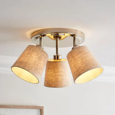 Dunelm Preston 3 Light Adjustable Spotlight Natural