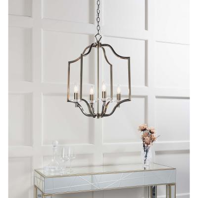 Dunelm Vogue Lainey 4 Light Ceiling Fitting Chrome Chrome