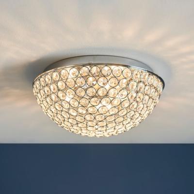 Dunelm Return - Vogue 3 Light Chryla Crystal Bathroom Flush Ceiling Light