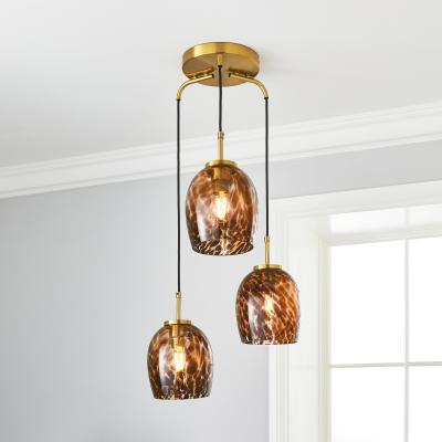 Dunelm Lilo 3 Light Cluster Ceiling Fitting Orange