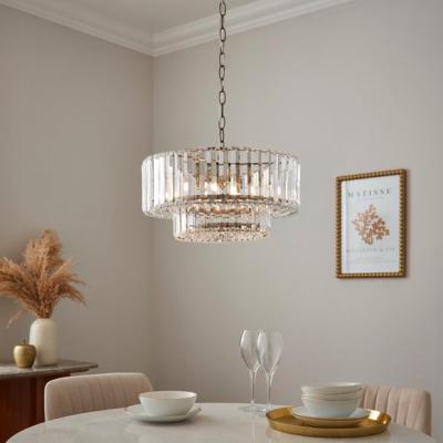 Dunelm Crus Beaded Diffuser Adjustable Pendant Light