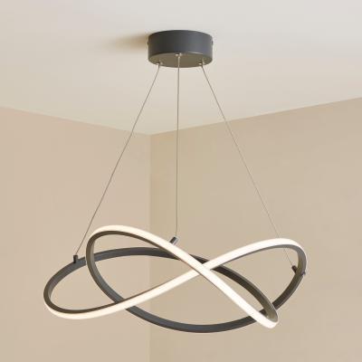 Dunelm Cortez XL Integrated LED Ceiling Fitting Black