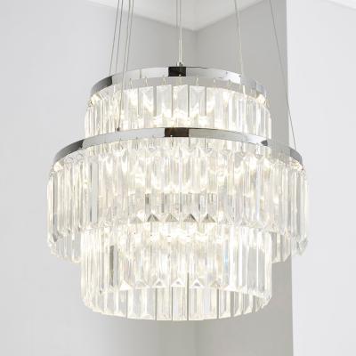 Dunelm Prism 3 Tier Ceiling Fitting Clear
